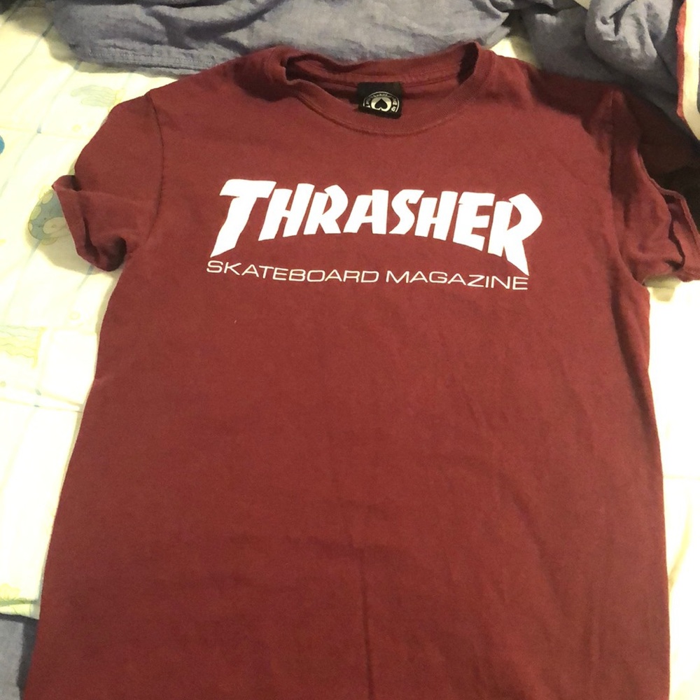 Maroon Thrasher Shirt